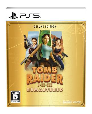 Tomb Raider Remastered Deluxe Edition Steelbook Greatest Hits CD מוזיקה מפת הרפתקאות ספר PS5 I-III [פריטים כלולים] & & -