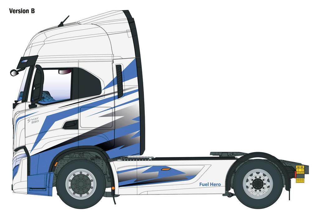 ITALERI Scale Iveco Plastic Model Truck IT3963 1/24 S-Way