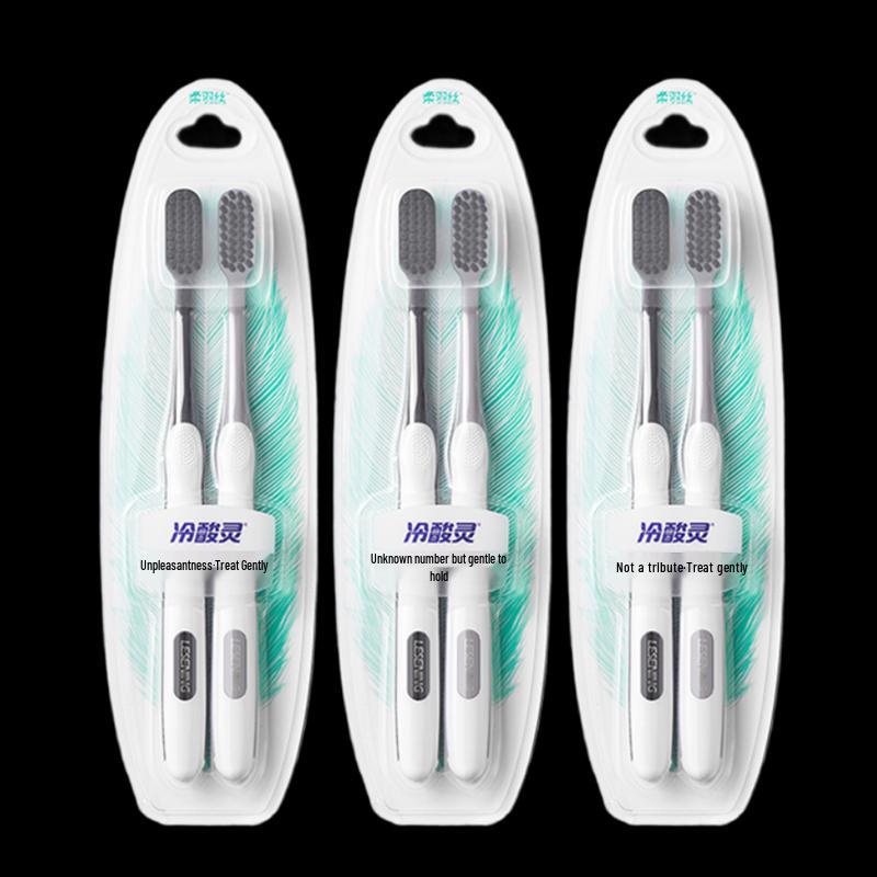 Leng Suan Ling Charcoal Soft Bristle Toothbrush Family Pack