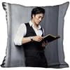 New So Ji Sub KPOP Boy Pillow Cover Bedroom Home Decorative Pillowcase Square Zipper Pillow Cases Satin Soft No Fade 0824