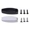 Boat Compartment Door Fastener Hardware Set, Spring Loaded ABS Retainer Parts, 5 Pack with 15 Screws for Trailer Panels