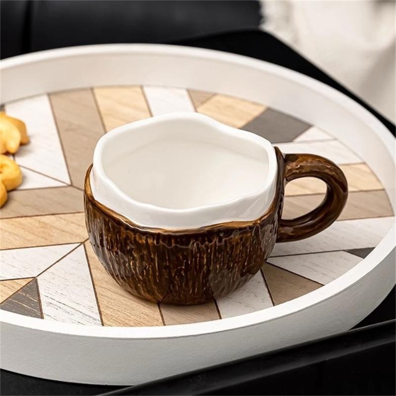 280ml Porcelain Coffee Cup Design Style Cup For Kitchen Breakfast decoration