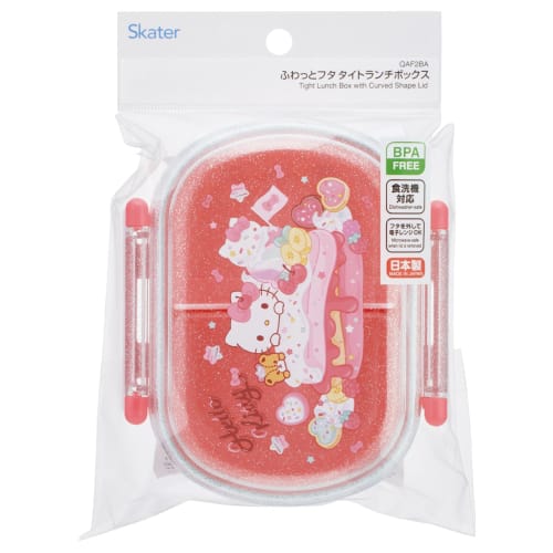 Skater Children's Bento Box, 360ml, Made in Japan, Sanrio Hello Kitty Fancy Snacks & Sweets, Girls', QAF2BA-A