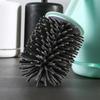 Silicone Toilet Brush Wall Mounted Breathable Holder Soft Bristle Odor Free Bathroom Toilet Cleaning Supply