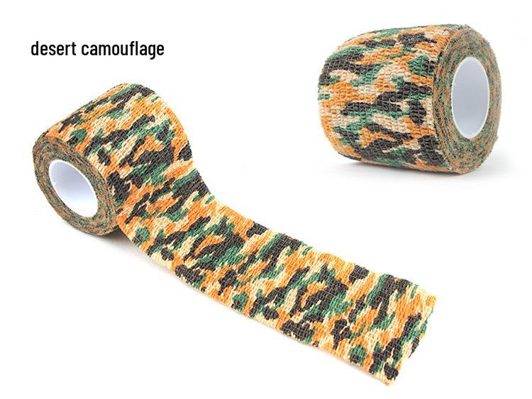 Non-stick Self-adhesive Stretchable Outdoor Camouflage Tape for Hunting, Cycling, and Vehicles