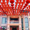Festive Flag Banner and Lantern Decoration Set