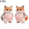3D Fat Chai Dog Anti Collision Stickers DIY Cute Kitten Soft Silicone Self-Adhesive Stickers Children's Toy Birthday Gift