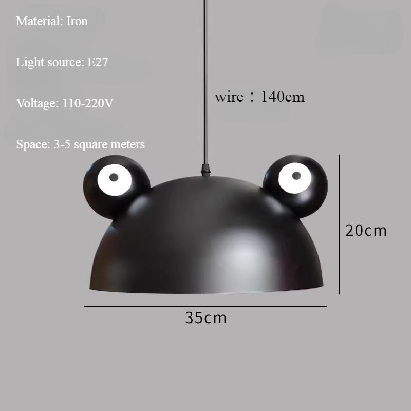 Modern Frog Pendant Light Store Nordic Kindergarten Classroom Hotpot Restaurant Industrial Style Restaurant Barber Shop Lighting