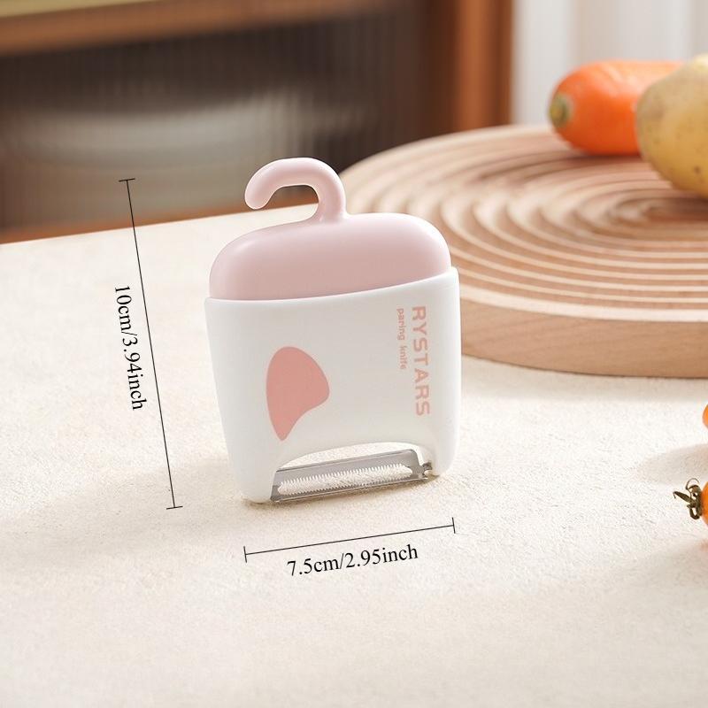 1PC 2-in-1 Stainless Steel Peeling Brush/Peeler, Fruit and Vegetable Peeler, Fruit and Vegetable Peeler, Holiday Gift