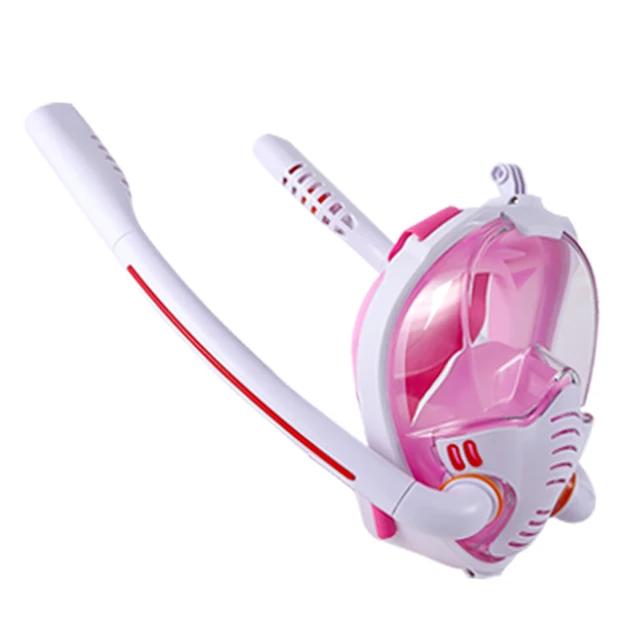 Маска для снорклинга Двухтрубная Силиконовая Полностью Сухая Маска для Дайвинга Взрослая Маска для Плавания Очки для Дайвинга Подводное Дыхание CHINA&SM