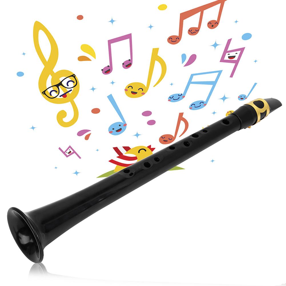 Portable Pocket Saxophone Practice Sax with Reed Bag Woodwind Instrument Bb Tune