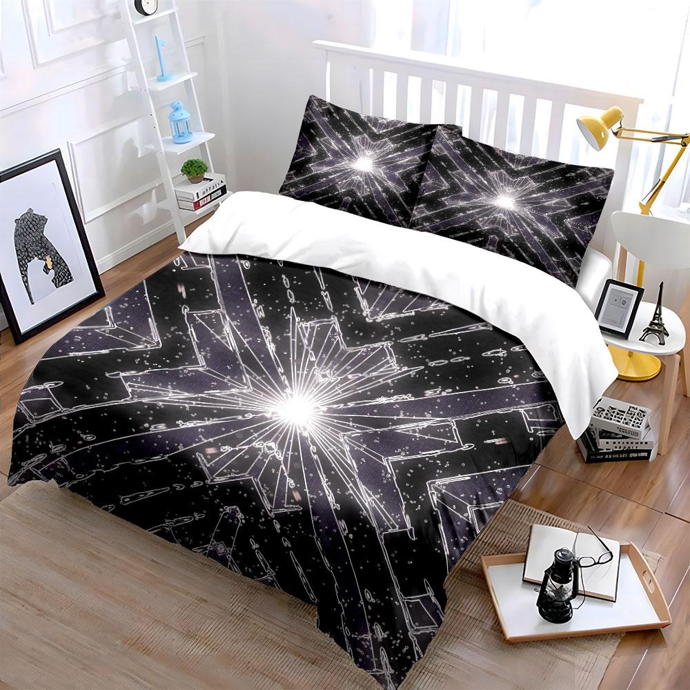 Radiant Starburst Symphony Bedding sets Duvet covers Pillowcases(1* Duvet Cover 2* Pillowcases without duvet insert)