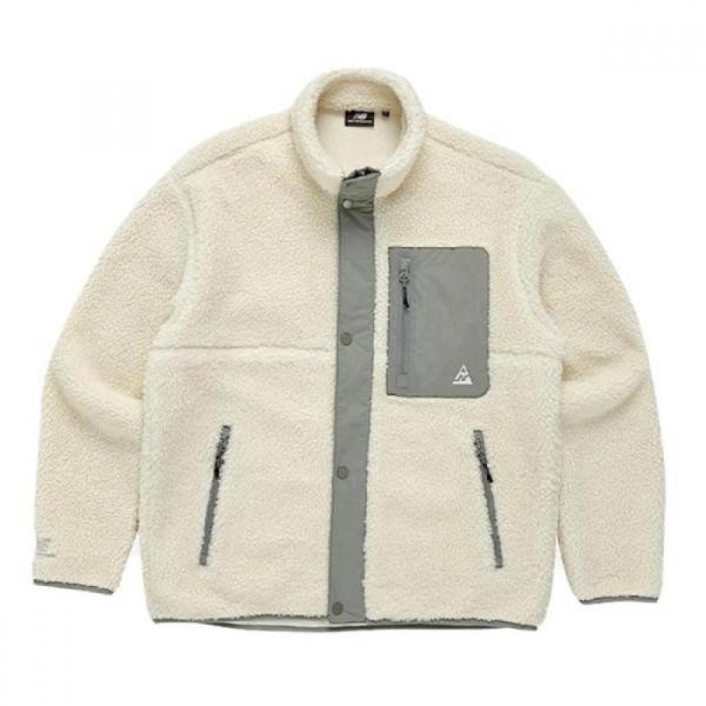 

New Balance New Balance Uni Fleece куртка Stand Neck Nbmdc49023 64 cream 100