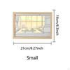Decorative Painting with Light Rectangle Sunset Shadow Box Lighting Art Aesthetic Poster