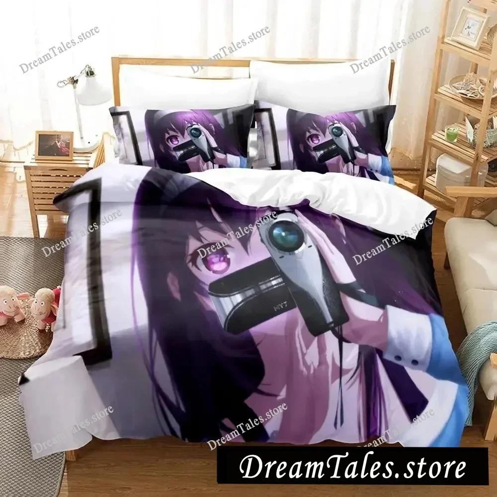 Bikini Saekano How To Raise A Boring Girlfriend Bedding Set Cartoon Anime Three-piece Set Adult Kid Bedroom Duvet Cover Sets741