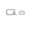 3D Letters Numbers Emblem for Audi A3 A4 A5 A6 A7 A8 Q2 Q3 Q5 Q7 Car Trunk Lid Nameplate Badge Logo Sticker Chrome Glossy Black