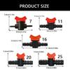 Double Pack Practical Water Flows Controlled Valves Convenient for Standard 8 Mm and 10 Mm Hoses Garden Supplies