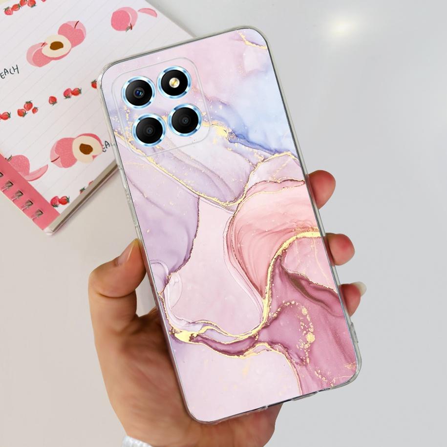 For Honor X6 5G Case VNE-LX1 VNE-LX2 VNE-LX3 Phone Cover Popular Flower Astronaut Soft Funda For Honor X8 TFY-LX1 HonorX8 Bumper