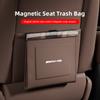 Car Garbage Bin Leather Magnet Closure Design Waterproof Car Trash Bag For Mercedes Benz AMG W203 W204 W205 W209 W210 W211 W212
