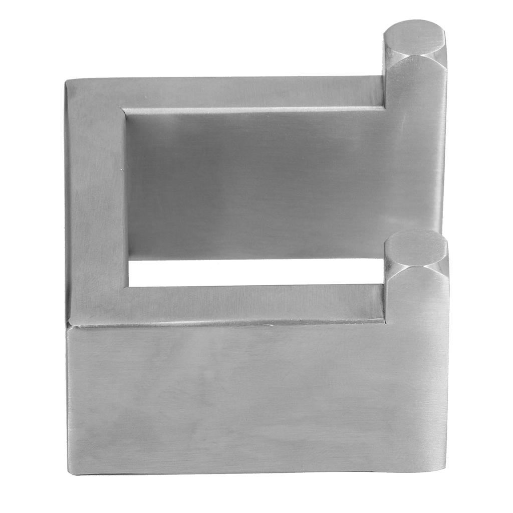 Towel Rack Dual Hook 304 Brushed Stainless Steel Storage Rack Wall Hook Holder for Bathroom