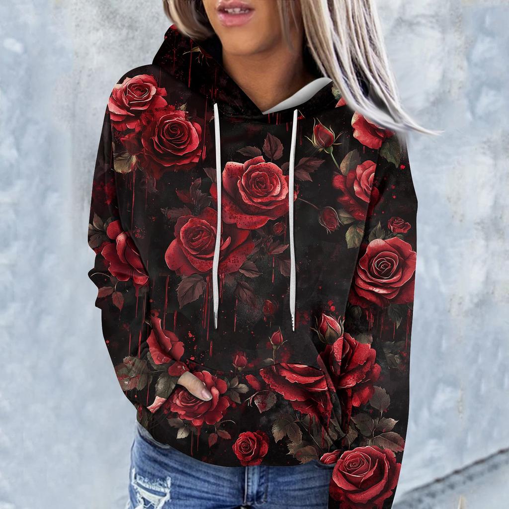 Women's Hoodies Sweatshirts Clothes Teen Girl Casual Sweater Pullover With Pockets Halloween