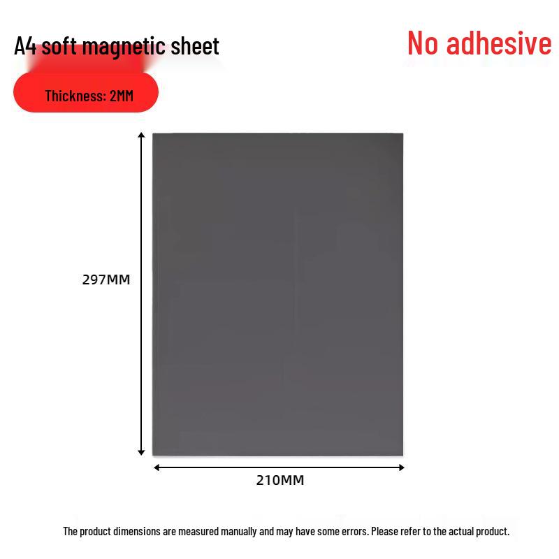 A4 Self-Adhesive Soft Magnetic Rubber Sheet for Teaching Aids