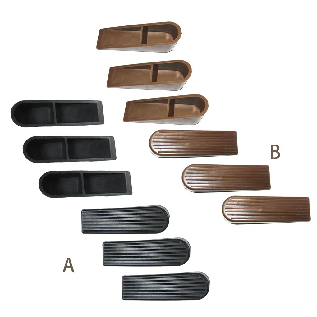 6pcs Silica Gel Rubber Door Stop - Easy To Install Durable Wide Applications Rubber Door stoppers