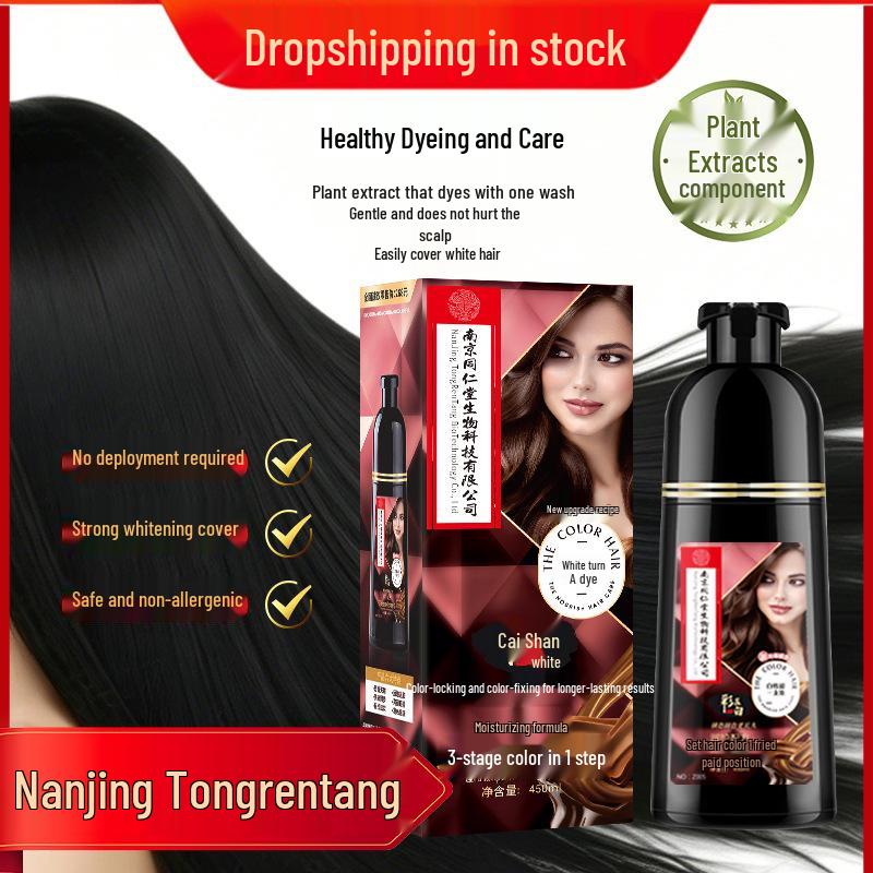 Tinta per capelli monouso: Schiuma e Crema a Base d'Acqua per Uso Domestico - Sicure, Fissano il Colore e Nutrono i Capelli Bianchi