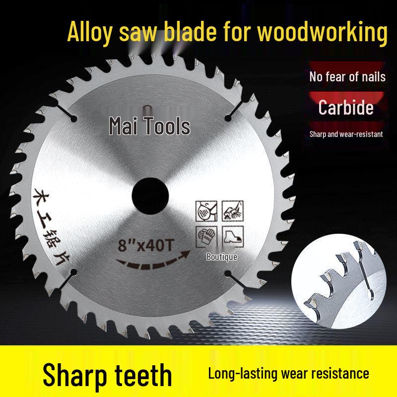 Eco-Friendly Lithium Electric Saw Blade with Special Alloy Teeth - High Hardness and Sharpness, 4-10 Teeth for Woodworking and Paint-Free Boards
