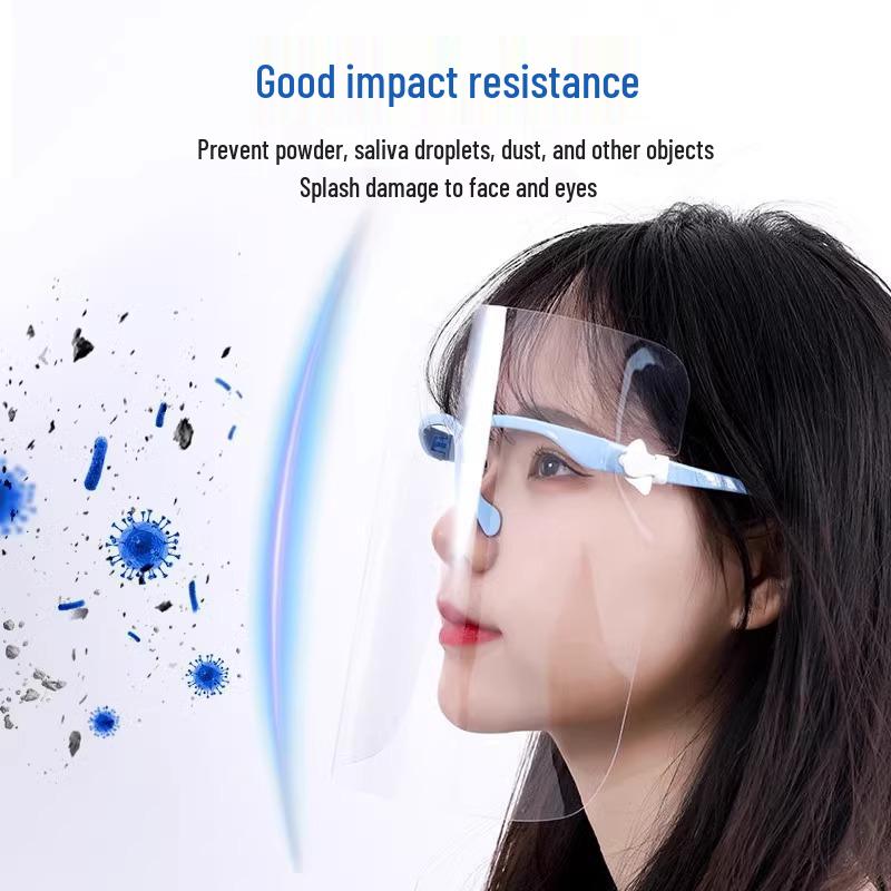 Women's Anti-Smoke Face Shield for Cooking - Full Facial Protection Against Oil Splashes