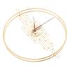 Wall Clock Unique Design Elegant Fashionable Hanging Clock Decoration with Premium Walnut Hands