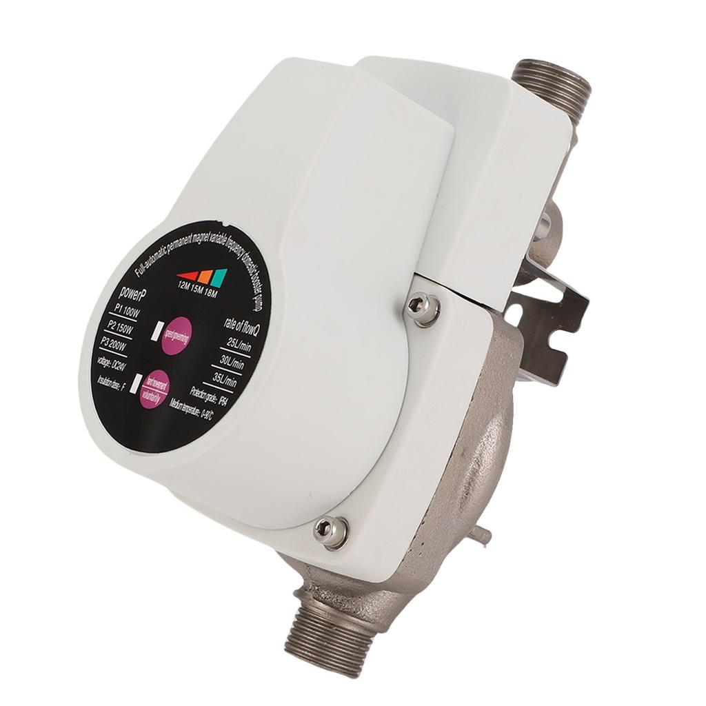 Water Pressure Booster Pump DC 100 150 200W 25 30 35L min Quiet Shower Pump Auto Sensing Small Portable for Home Heater