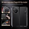 KOOLIFE Echte Leder Smart Window Flip Case für Honor Magic V6