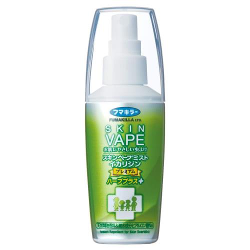 Skin Vape Mist Icaridin Premium Herb Plus, 100ml X 2 [Child-safe, DEET-free Insect Repellent Spray] for Tick and Bed Bug Control, Herbal Scent [Bulk P