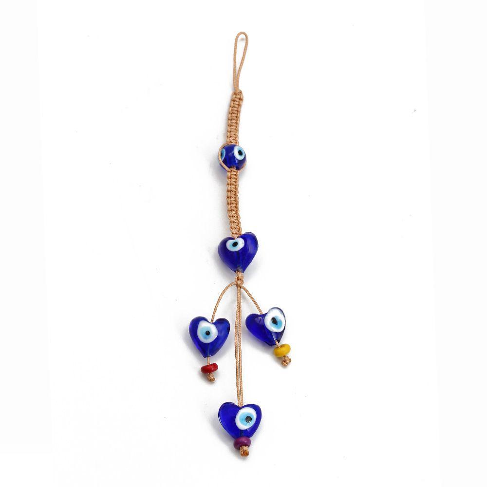 Eye Bead Handmade Crafts Evil Eye Pendant Wall Hanging Evil Eye Beads Keychain Evil Eye Keyring