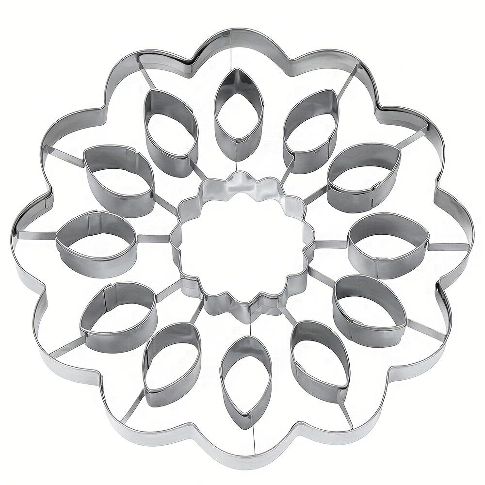 

Подсолнух Нержавеющая сталь Резак для пирогов - Идеально для выпечки, праздничных вечеринок и быстрых пирогов | Идеальный кухонный гаджет для Рождества и Дня благодарения, Инструмент для выпечки 1pc