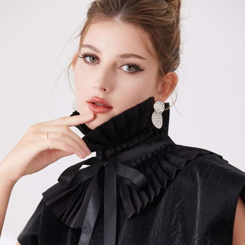 Easy Detachable Practical False Collar Insert Elegant Styling For Business Attire Casual Outfits And Social Gatherings