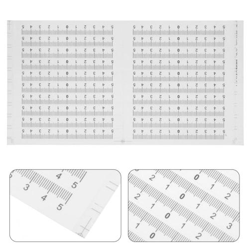 iplusmile 20 Pieces Measuring Tape Stickers, 5-0-5cm Adhesive Ruler Stickers, Waterproof Scale, Ruler Tool Adhesive, Woodworking, Sewing, High Viscosi