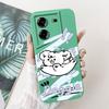 For Tecno Pova 5 Case Cute Cartoon Dinosaur Liquid Silicone Soft TPU Protective Back Cover For Tecno Pova 5 Pro Pova5 Case Funda