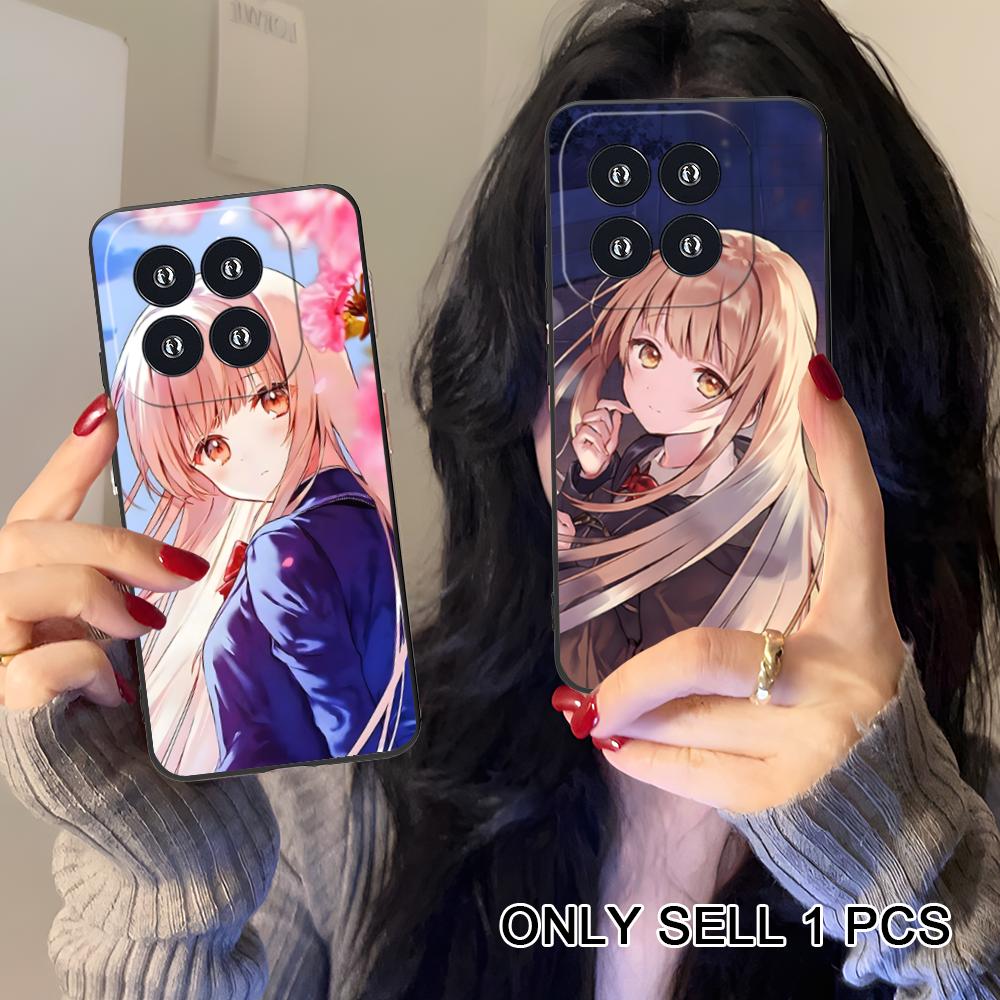 Angel Mahiru Shina Phone Case for Xiaomi 15 14 13 12 Mi 11 T Ultra Lite Pro S X 5G Soft TPU Shockproof Cover