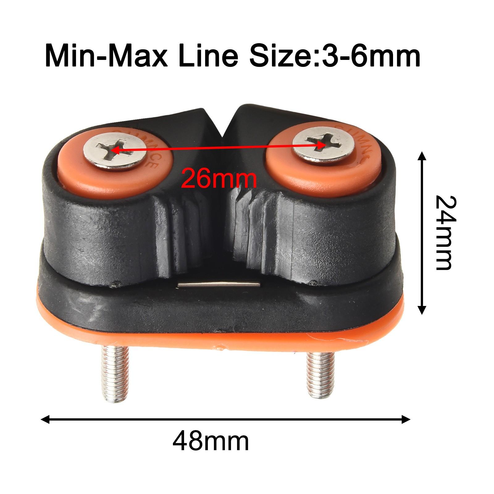 

Sailing Accessory Robust Nylon Rope Clamp with Excellent Performance small size