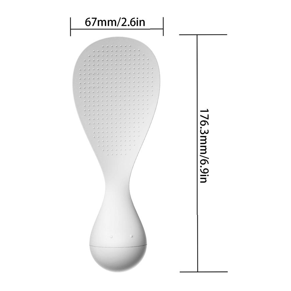 Tumbler Non-stick Rice Rice Spoon High Temperature Resistant ABS Household Vertical Non-injury Pot Rice Spoon Easy to Clean