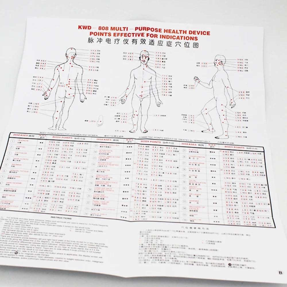 Electric Acupuncture Stimulator KWD808-I - 6 Channels Electrical Nerve Muscle Stimulator Patch Massager Health Care Device