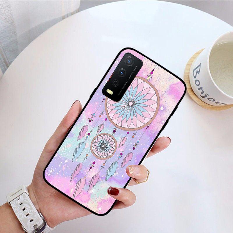 Blue Dreamcatcher Dream Catcher Phone Cover For Vivo Y31 Y30 Y33S Y11S Y12S Y17 Y20 Y21S Y1S Y53S Y15 Y19 Y91C V23 Cases Coque