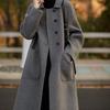 Women's Double-Sided Wool Cashmere Coat - New 2025 Autumn/Winter Fashion for Mum