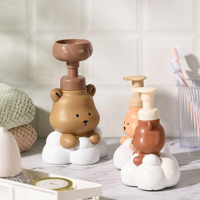 Large Capacity Korean Mousse Foam Dispenser for Hand Soap, Shampoo, Shower Gel & Lotion