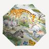 1PC Safari Zoo Umbrella-8-Rib Reinforced, Automatic Open, Lightweight & Durable, Fashion Accessory for Outdoor, Beach L0407