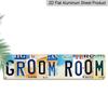 Pet Grooming Room Aluminum Decorative Sign - Cat and Dog Foster Country Street Sign or Door Plaque, Home Bar Wall Decoration, Vintage Metal Plaque
