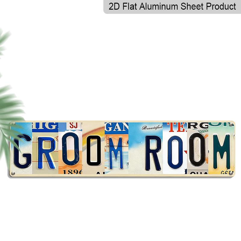 

Pet Grooming Room Aluminum Decorative Sign - Cat and Dog Foster Country Street Sign or Door Plaque, Home Bar Wall Decoration, Vintage Metal Plaque 40cm x 10cm