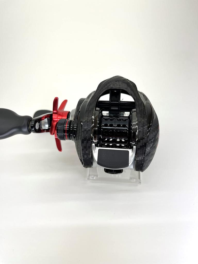 CUSTOM YOROI Custom Decal for 20 23 and Goliath Baitcasting Scratch Protection SEAT.JP Gravius, Gravius, Reels, (Black, Left-Handed)